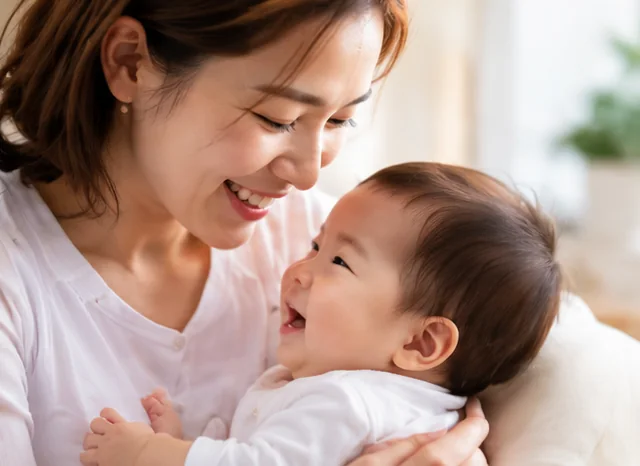 คุณแม่กับลูกน้อย สำหรับบริการนวดเปิดท่อน้ำนม